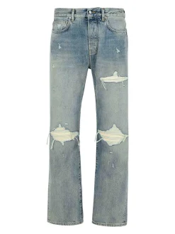 Jeans di cotone azzurro mx1