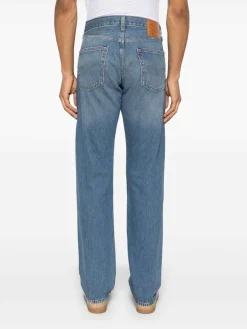 Jeans di cotone in blu