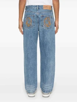 Jeans di cotone in denim astro