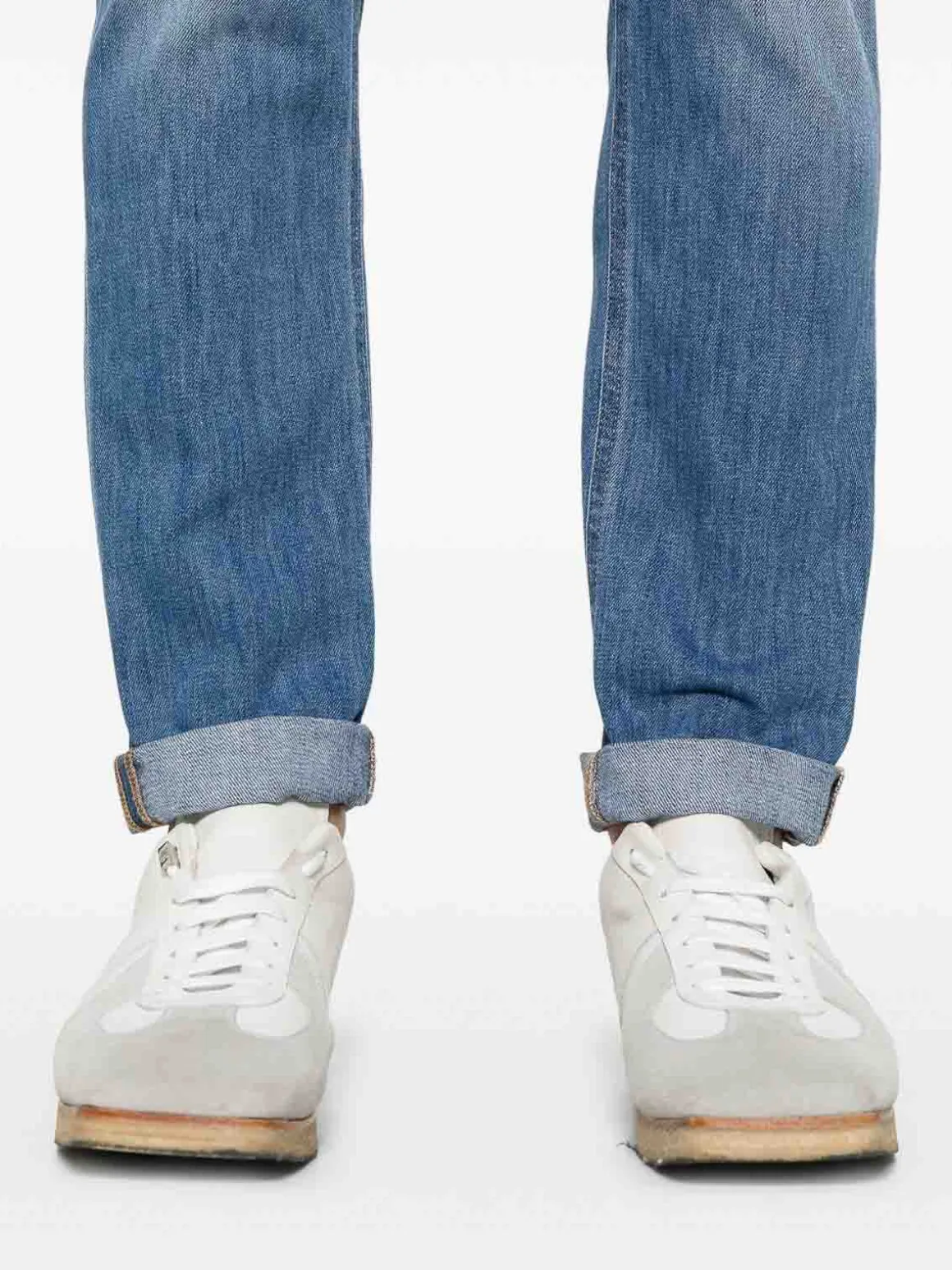 Jeans di jeans magri di George Denim azzurro