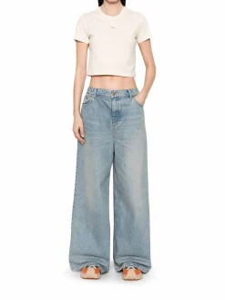 Jeans gamba larga di paloma