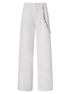 Jeans in denim bianco