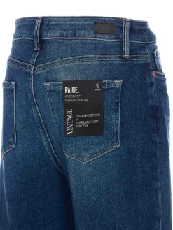 Jeans in denim con frontale