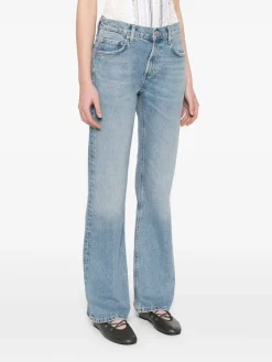 Jeans in denim di cotone blu