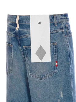 Jeans larghi in denim