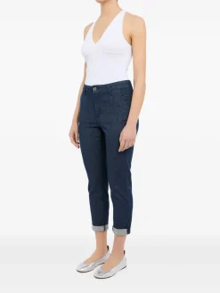 Jeans slim-fit in denim blu scuro