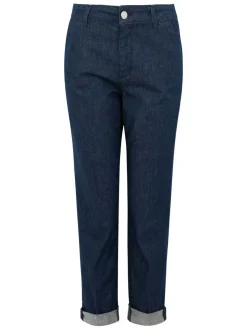 Jeans slim-fit in denim blu scuro