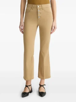 Jeans svasati di lunghi color cammelli