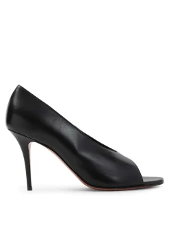 Julianne 90 Peep Toe Nappa Pumps