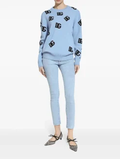 Jumper ricamato a logo