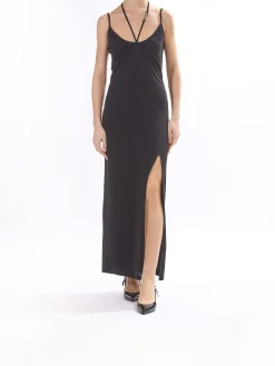 Karl DNA Shine Halter Dress