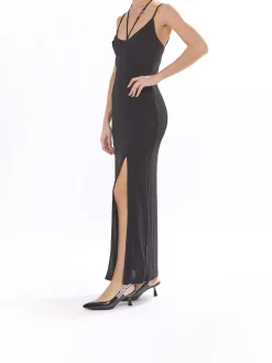 Karl DNA Shine Halter Dress