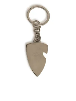 Keyring in metallo nero