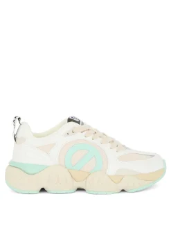 Krazee Runner Beige e Aqua Mesh e Sneaker