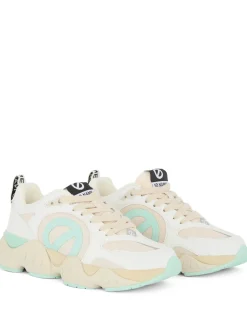 Krazee Runner Beige e Aqua Mesh e Sneaker