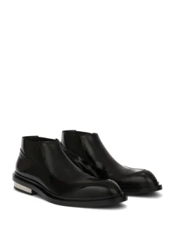 Leather boots