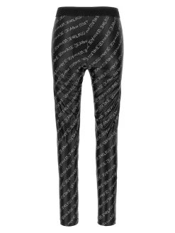 Leggings di stampa del logo
