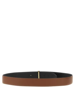 Logo Buckle Reversible Belt