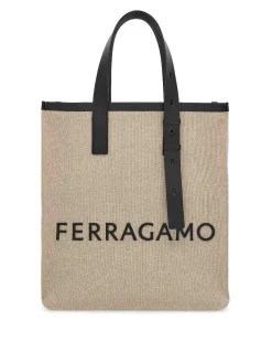 Logo canvas tote