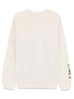 Logo Cotton Crewneck Sweatshirt