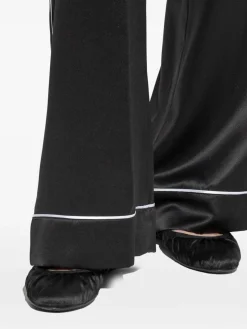 Logo-Buckle Ballerina Shoes