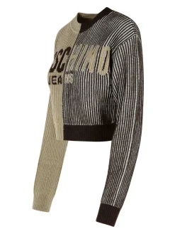 Magione di miscela in cashmere bicolore