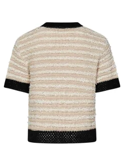 Maglia In Cotone Con Righe