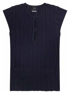 Maglia Tofane In Misto Viscosa A Coste