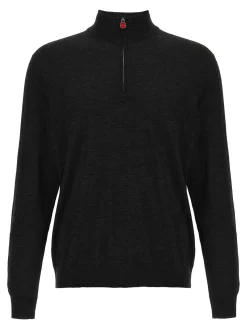 Maglione a mezza zip