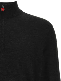 Maglione a mezza zip