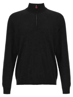 Maglione a mezza zip