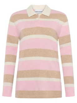 Maglione a strisce polo