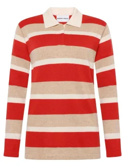 Maglione a strisce polo