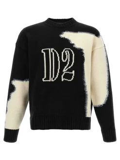 Maglione bicolore