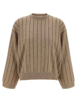 Maglione cashmere con paillettes
