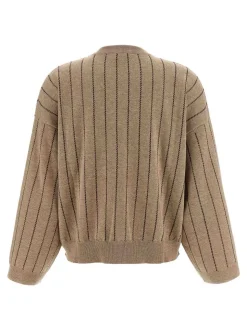 Maglione cashmere con paillettes
