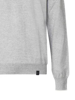 Maglione con patch di profilo sui gomiti