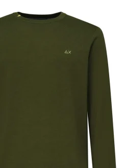 Maglione di cotone con logo