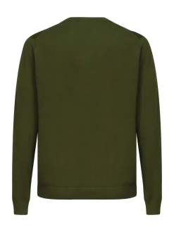 Maglione di cotone con logo