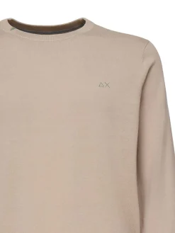 Maglione di cotone con logo