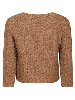 Maglione di cotone e lino