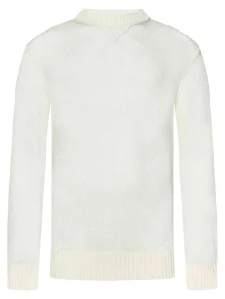 Maglione di crepa a maglia a punta a punta