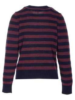 Maglione di lana grafica multicolore
