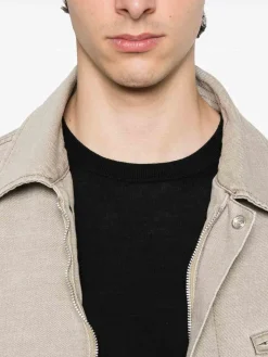 Maglione di lana nera