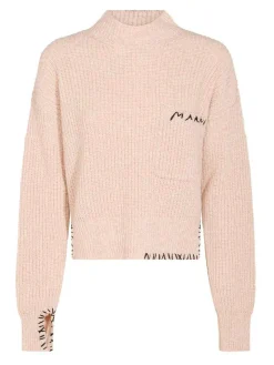 Maglione di lana vergine rosa