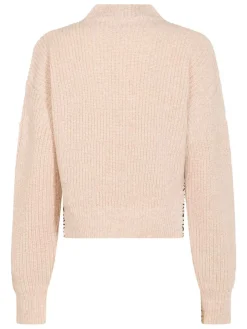 Maglione di lana vergine rosa