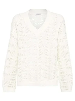 Maglione di lino e seta