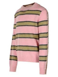 Maglione di miscela mohair rosa