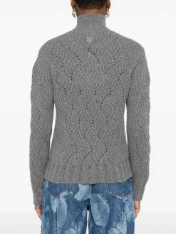Maglione grigio cashmere