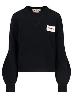 Maglione In Cashmere Logo
